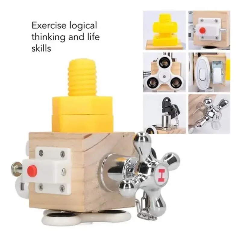 Busy Cube - Montessori Educational Toy - Image 7
