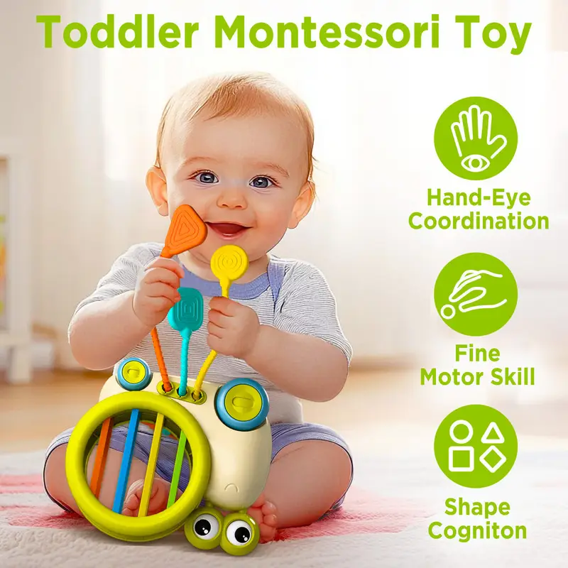 4 in 1 Interactive Baby Activity Toy for Motor Skills
